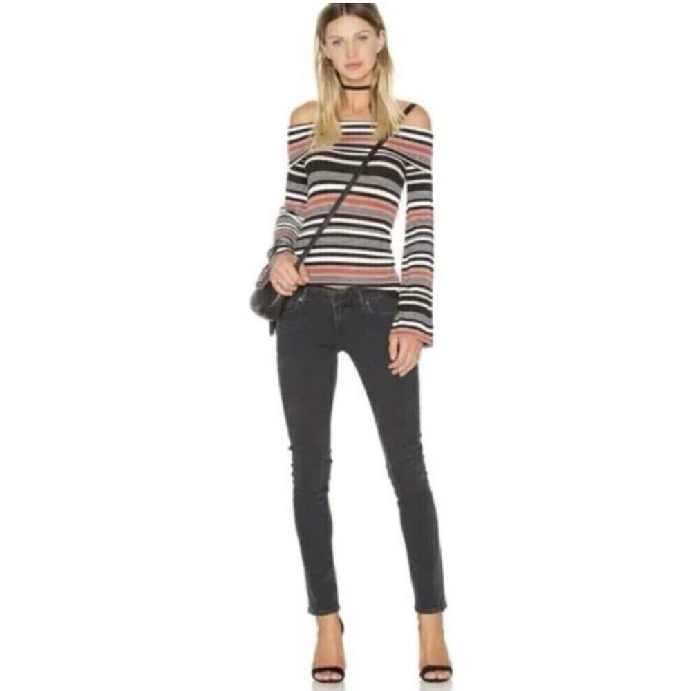 Agolde • NWT Black Chloe Low Rise Full Length Slim Leg Jeans in Chelsea Size 27